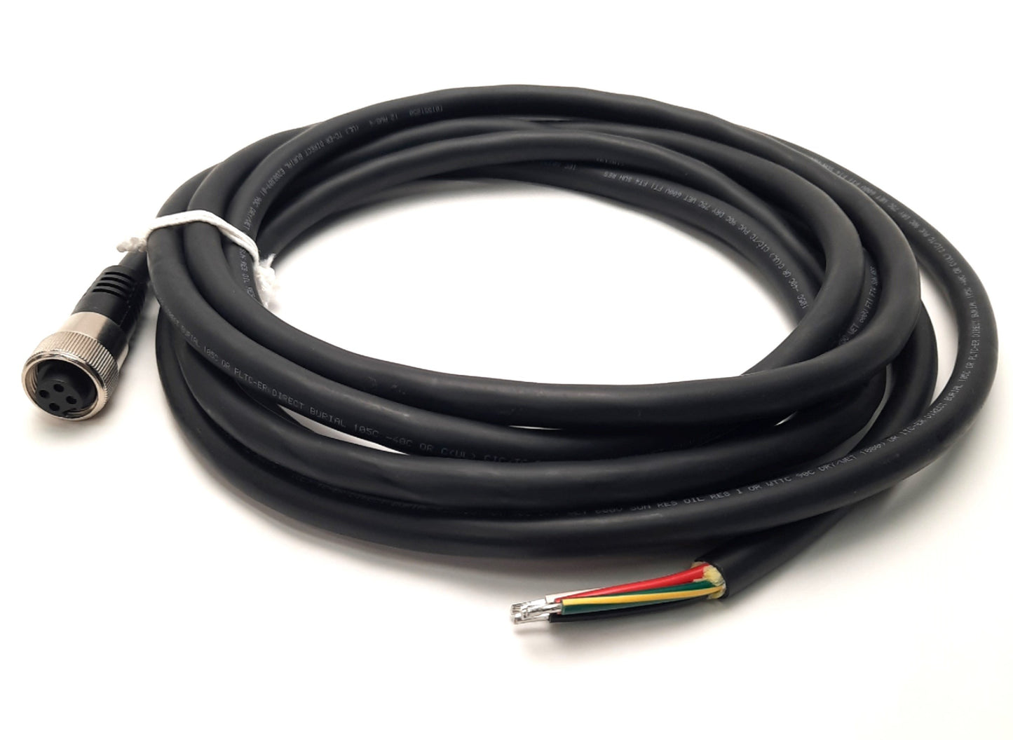 New Turck RKM42-5M/S4000/CS17003 UX18703 Powerfast Cable 7/8" Female to Leads