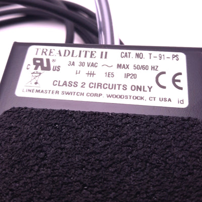 New – Open box Treadlite T-91-PS Foot Switch Pedal, Momentary 30VAC 3A, SPST, 1 Pole 2 Position