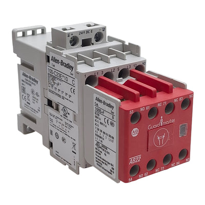 Used Allen Bradley 100S-C23EJ32BC Guardmaster Safety Contactor, 8-Pole, 24VDC Coil