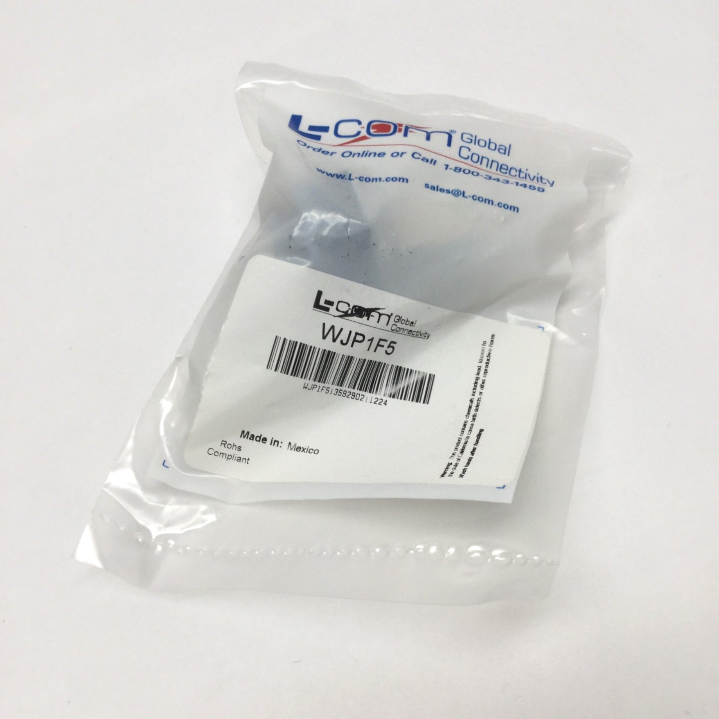 New L-com WJP1F5 In-Line RJ45 Feed-Through Adapter Coupler cat5E Ethernet Jack