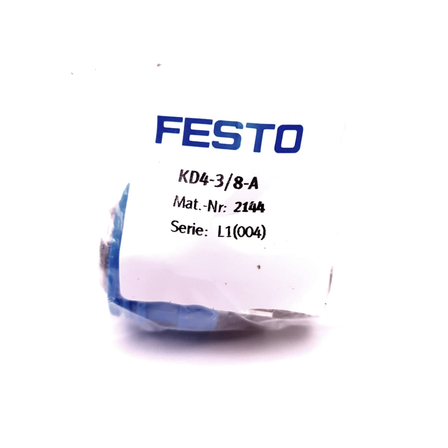 New Festo KD4-3/8-A Coupling Socket Male Thread G3/8, 10mm, -0.95-12 Bar