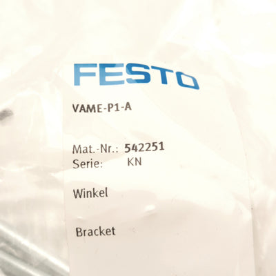 New Festo VAME-P1-A 542251 Mounting Bracket, CRC 1 Low Corrosion Stress, for VPPM