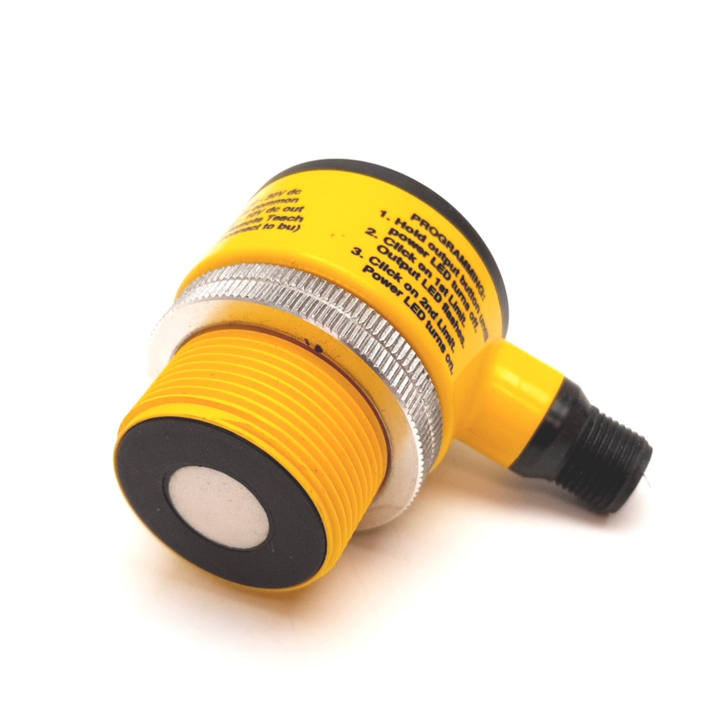 Used Banner T30UXUAQ8 Ultrasonic Sensor, 100mm to 1m, 12-30VDC, Analog Out 0-10VDC
