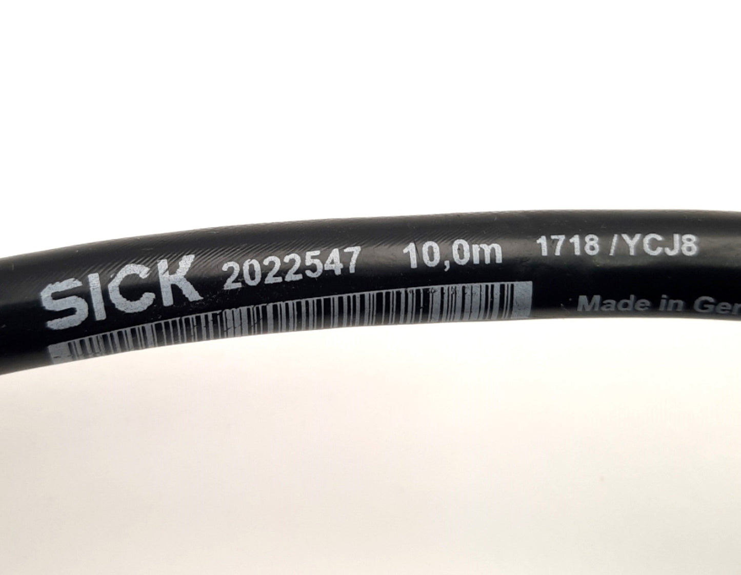 New Sick 2022547 Single End Cable Assembly M26 12-Pin to Leads, 10m Length, 60V 5A