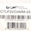 New L-Com CTLF3VGAMM-20 VGA Cable HD15 Male to Male, Length 20', Ferrite Cores Black