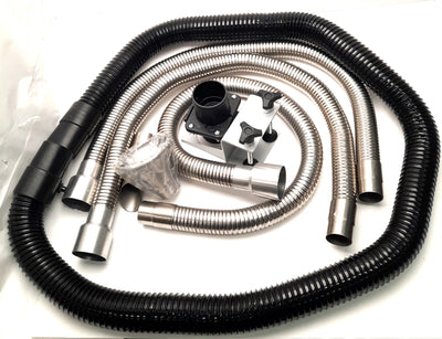 New Purex 100295 Stainless Flexible Arm Kit 38mm x 1m Hose, Collar Support & Valve