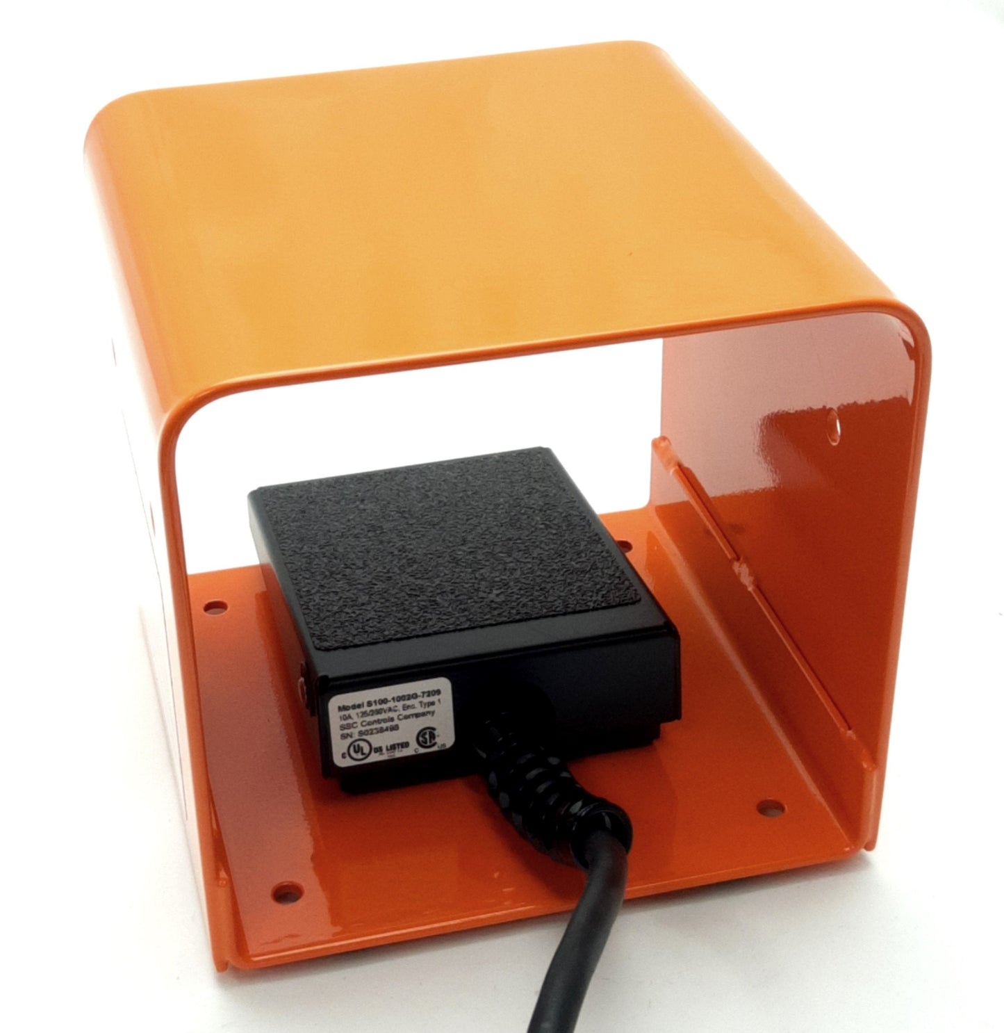 New SSC Controls S100-1002G-7209 Pedal Switch w/Guard SPDT NO 125/250v AC 10A