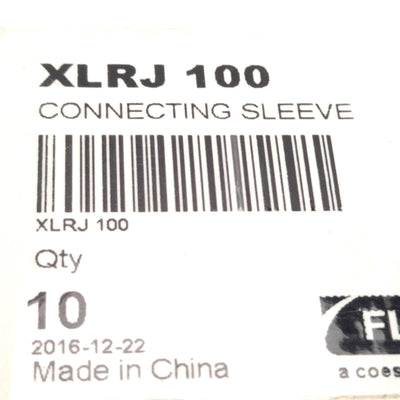New Lot of 10 Flexlink XLRJ 100 Connecting Sleeve 100mm Length, 50mm Mounting