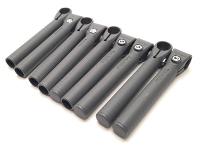 New – Open box Lot of 9 Flexlink XLRL 18x110 CA Guide Rail Clamp, 18mm Diameter, 110mm Length