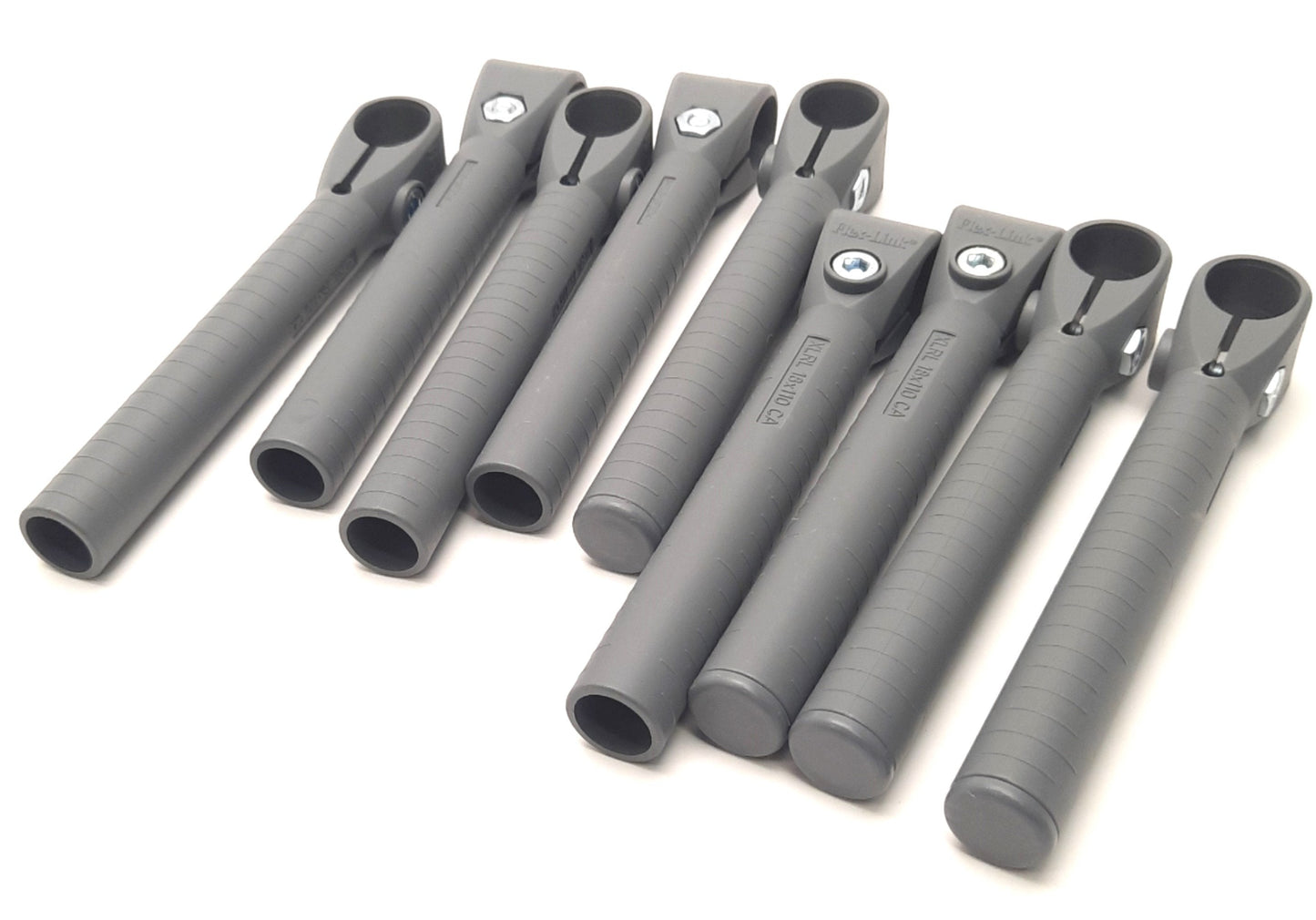 New – Open box Lot of 9 Flexlink XLRL 18x110 CA Guide Rail Clamp, 18mm Diameter, 110mm Length