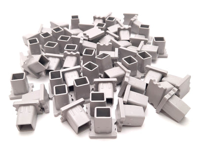 New Lot of 60 FlexLink XLRE 15 End Plug, 15mm Size, 15x20mm Plug, Plastic