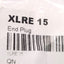New Lot of 60 FlexLink XLRE 15 End Plug, 15mm Size, 15x20mm Plug, Plastic