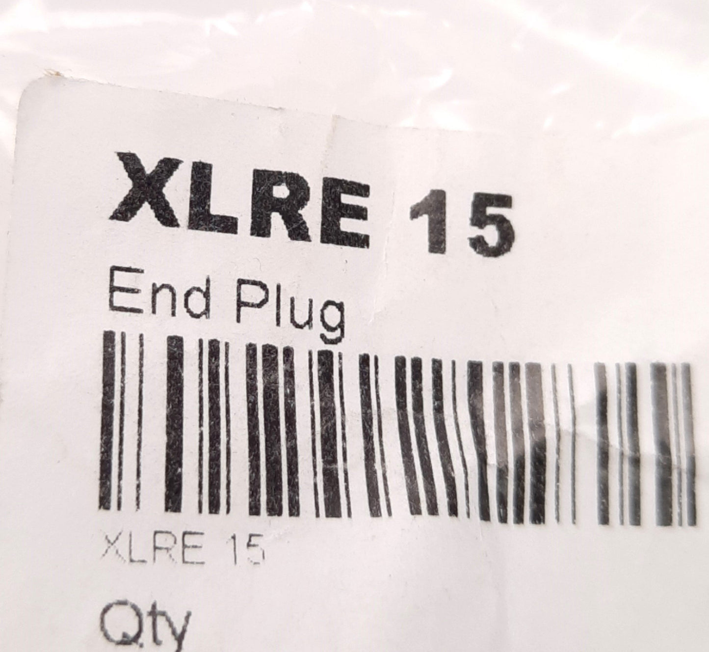 New Lot of 60 FlexLink XLRE 15 End Plug, 15mm Size, 15x20mm Plug, Plastic