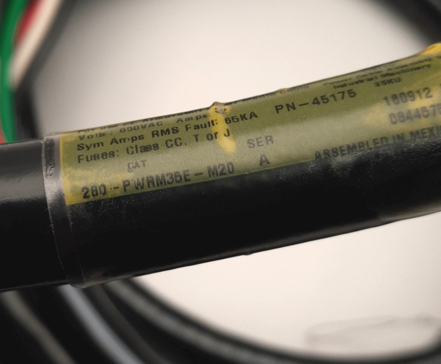 New Allen-Bradley 280-PWRM35E-M20 ArmorConnect Power Trunk Cable, M35 4-Pin, 20m