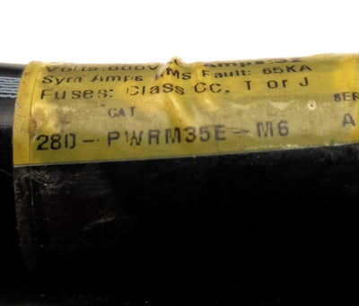 Used Allen-Bradley 280-PWRM35E-M6 ArmorConnect Power Trunk Cable, M35 4-Pin, 6m