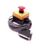Used Idec FB1W-HW1B-V402R Emergency E-Stop Pushbutton Switch Enclosure, Twist-Reset