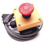Used Idec FB1W-HW1B-V402R Emergency E-Stop Pushbutton Switch Enclosure, Twist-Reset