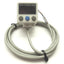 Used SMC ISE40A-01-V Digital Pressure Switch, -0.1 to 1.0MPa, PNP, 1/8"NPT, 12-24VDC