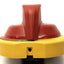 New – Open box Allen Bradley 194R-PY Disconnect Switch Rotary Handle Padlockable, Red/Yellow
