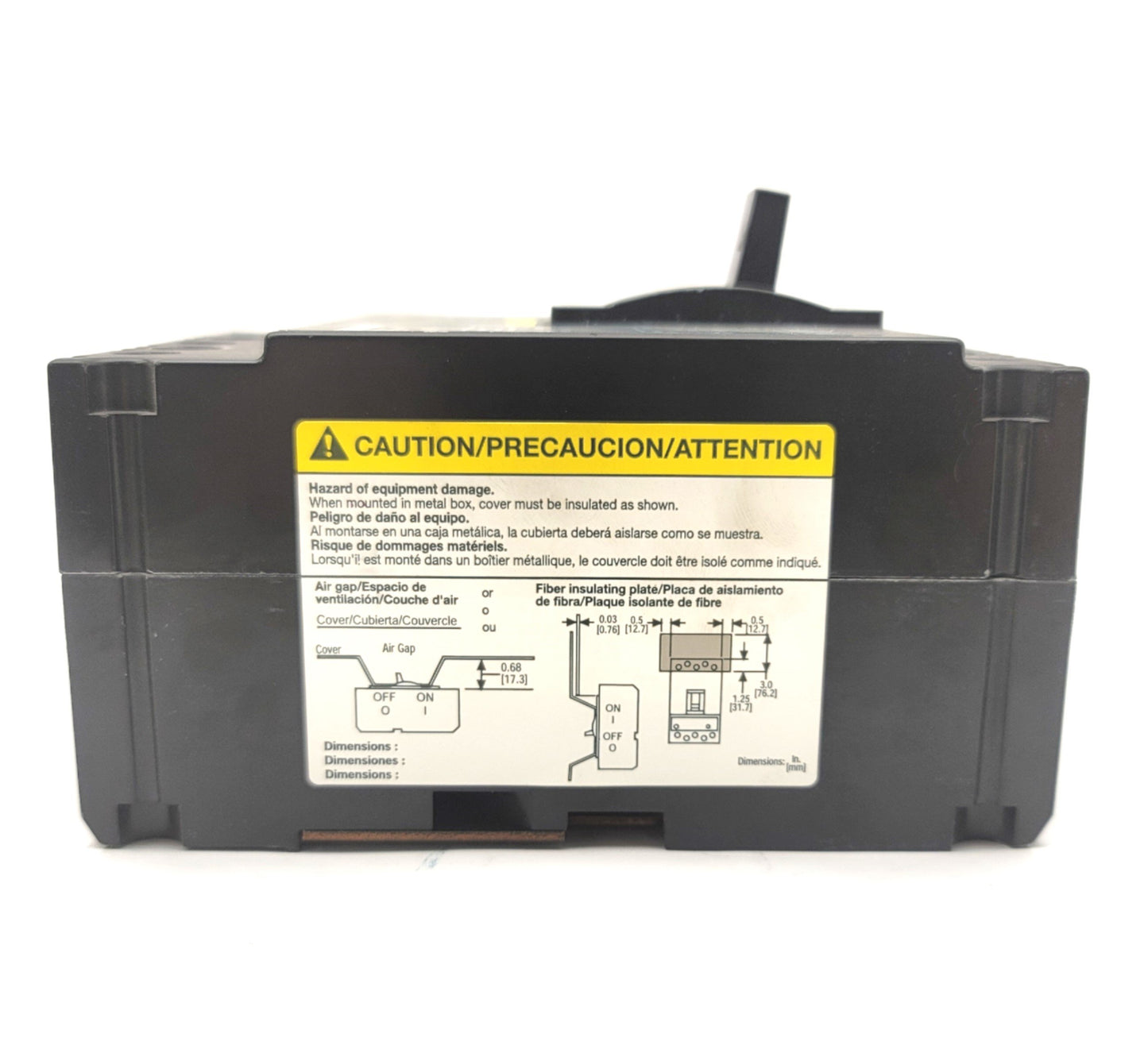 Used Square D FAL34040 Thermal Magnetic Circuit Breaker 40A 3-Pole 480VAC