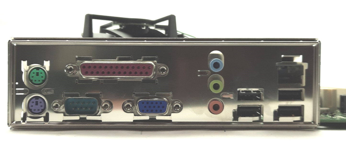 Used Intel D915GAV Motherboard & CPU, Pentium 4 3GHz, 512MB RAM, 4x PCI, PCIe x16 x1