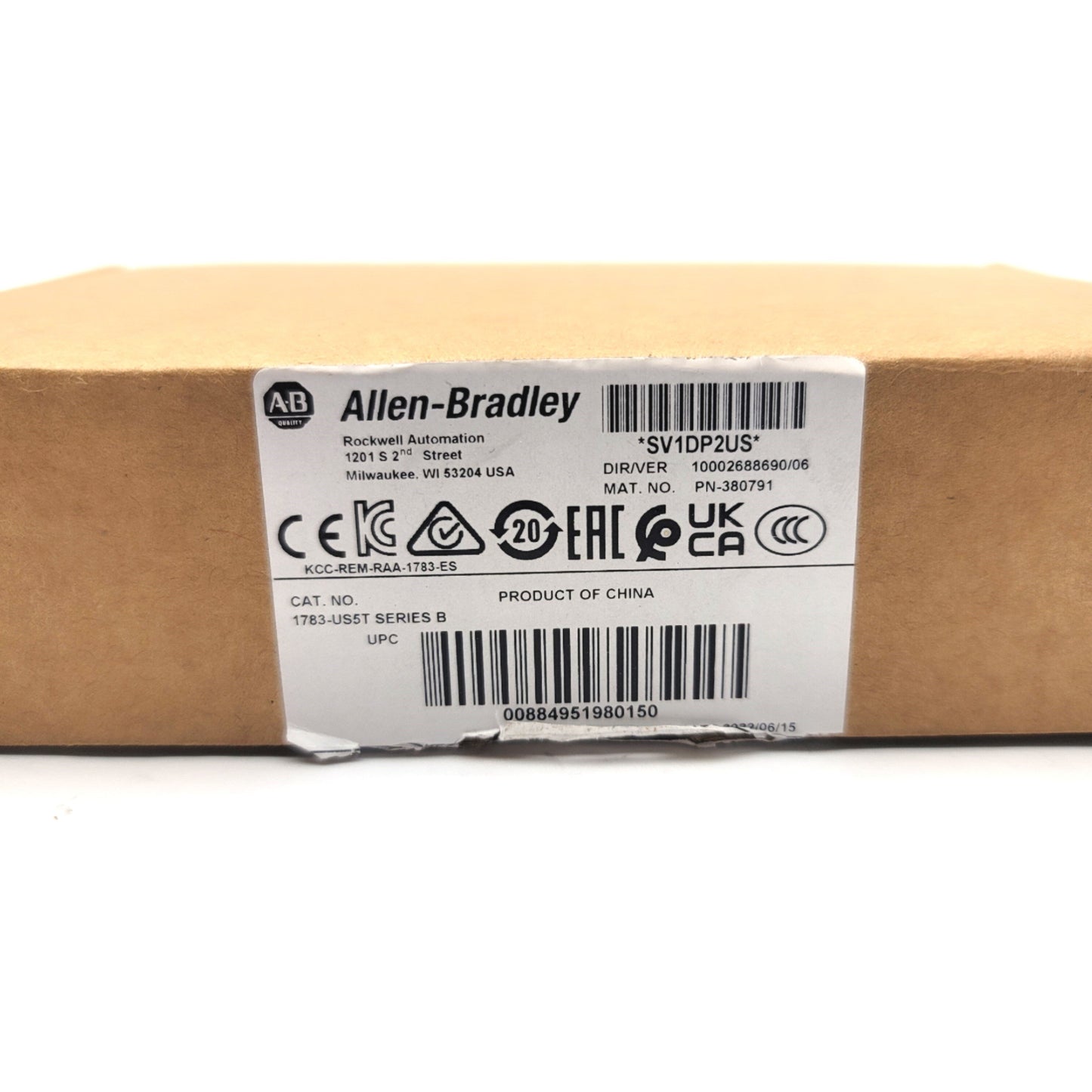New – Open box Allen Bradley 1783-US5T Ser B Stratix 2000 Unmanaged EtherNet Switch 5-Port RJ45