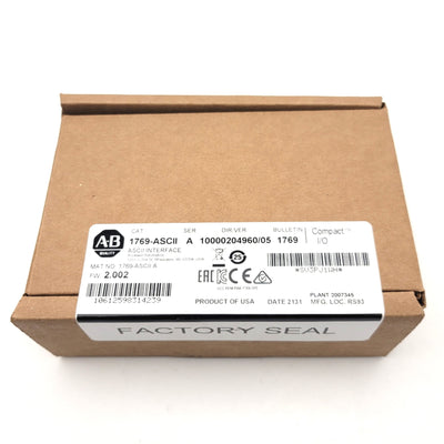 New Allen Bradley 1769-ASCII Ser A FW 2.002 CompactLogix ASCII Interface Module