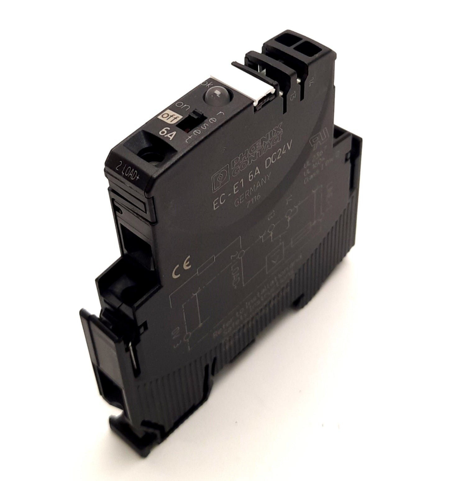 New Phoenix Contact EC-E1 6A DC24V Electronic Circuit Breaker Signal & NO Contact 6A