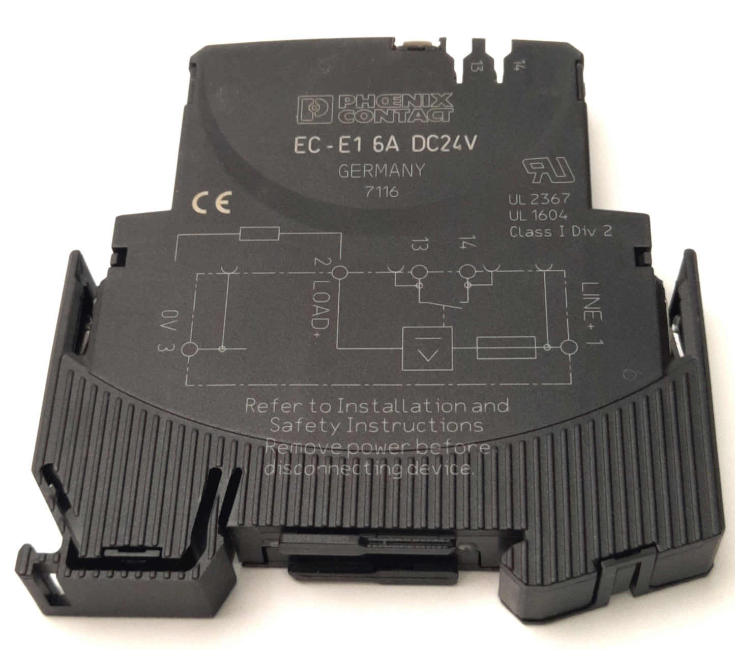 New Phoenix Contact EC-E1 6A DC24V Electronic Circuit Breaker Signal & NO Contact 6A