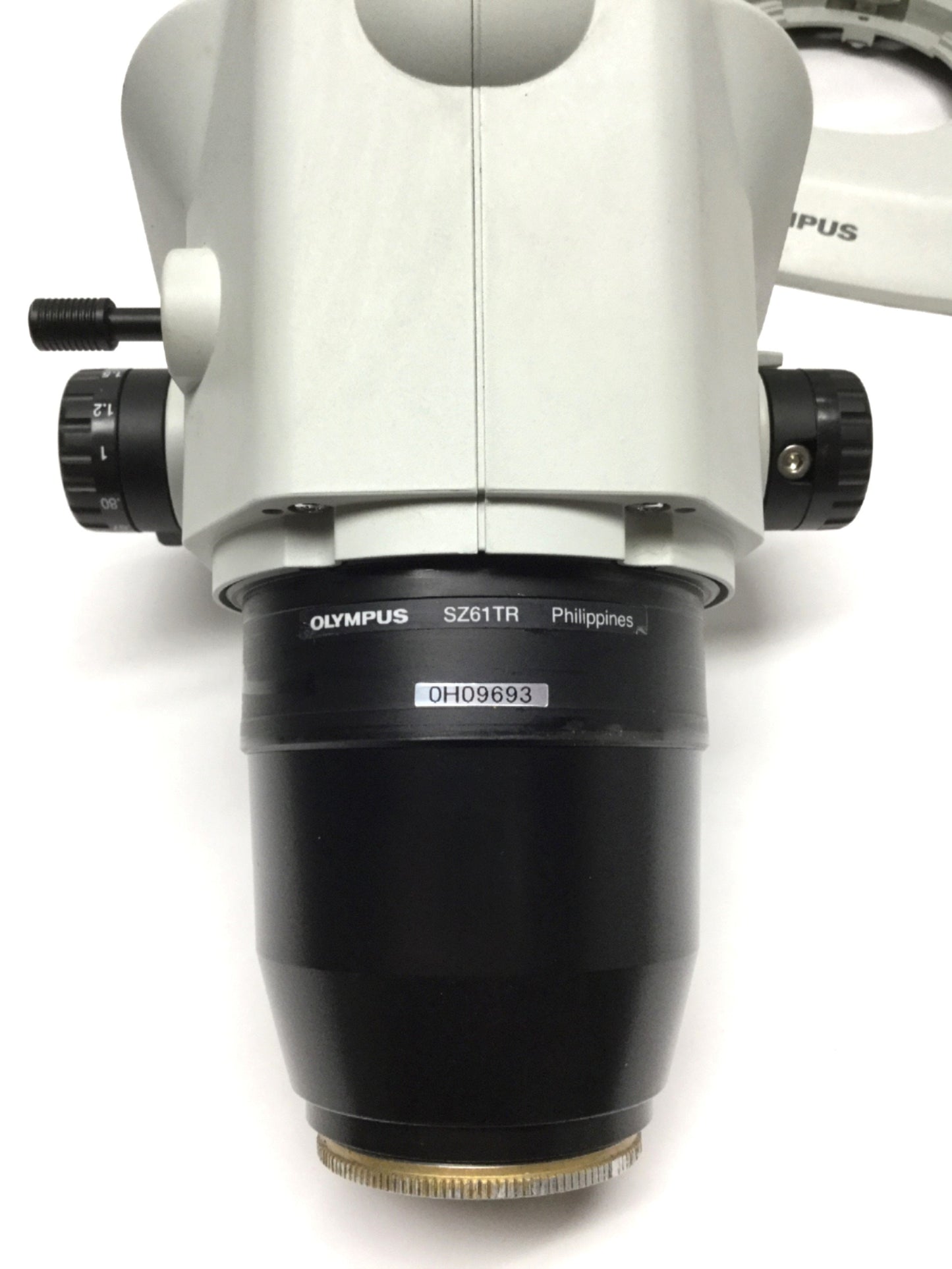 Used Olympus SZ61TR Trinocular Stereo Microscope 0.67-4.5x Zoom w/10X Eyepieces