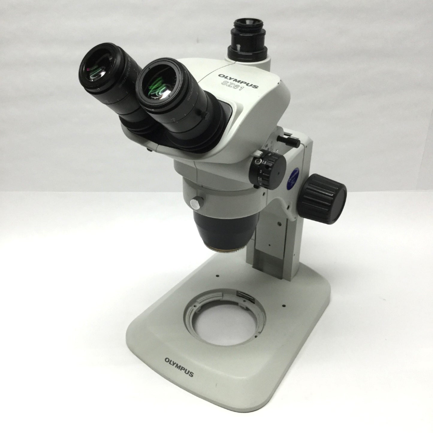 Used Olympus SZ61TR Trinocular Stereo Microscope 0.67-4.5x Zoom w/10X Eyepieces