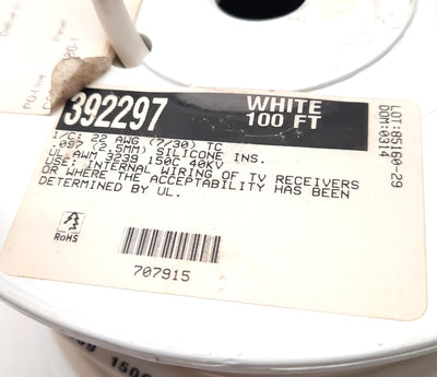 New Alpha Wire 392297 Single Conductor Cable 100Ft, 7/30 TC, 2.5mm Silicone Ins