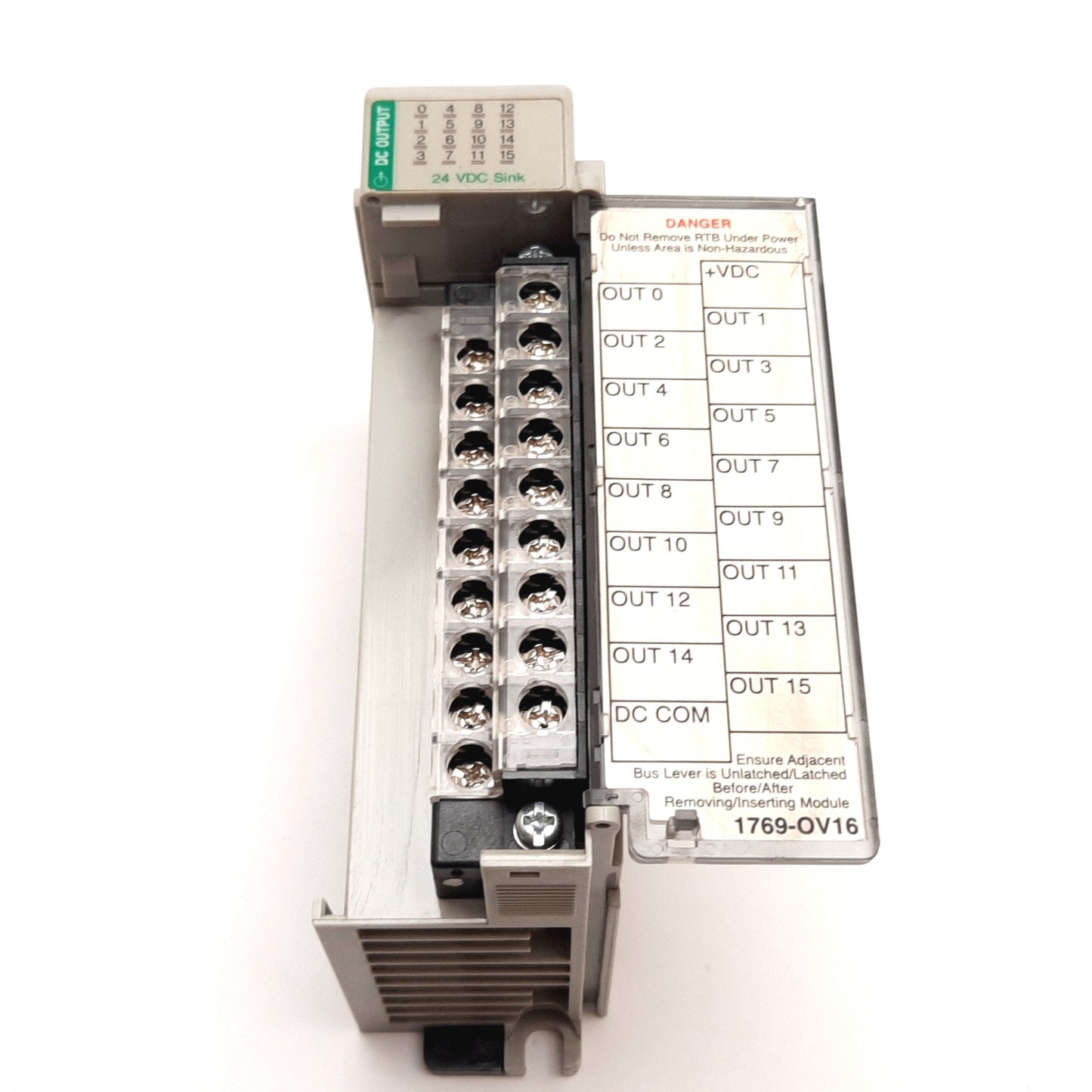 Used Allen Bradley 1769-OV16 Ser. B CompactLogix PLC 16-Point Output Module 24VDC
