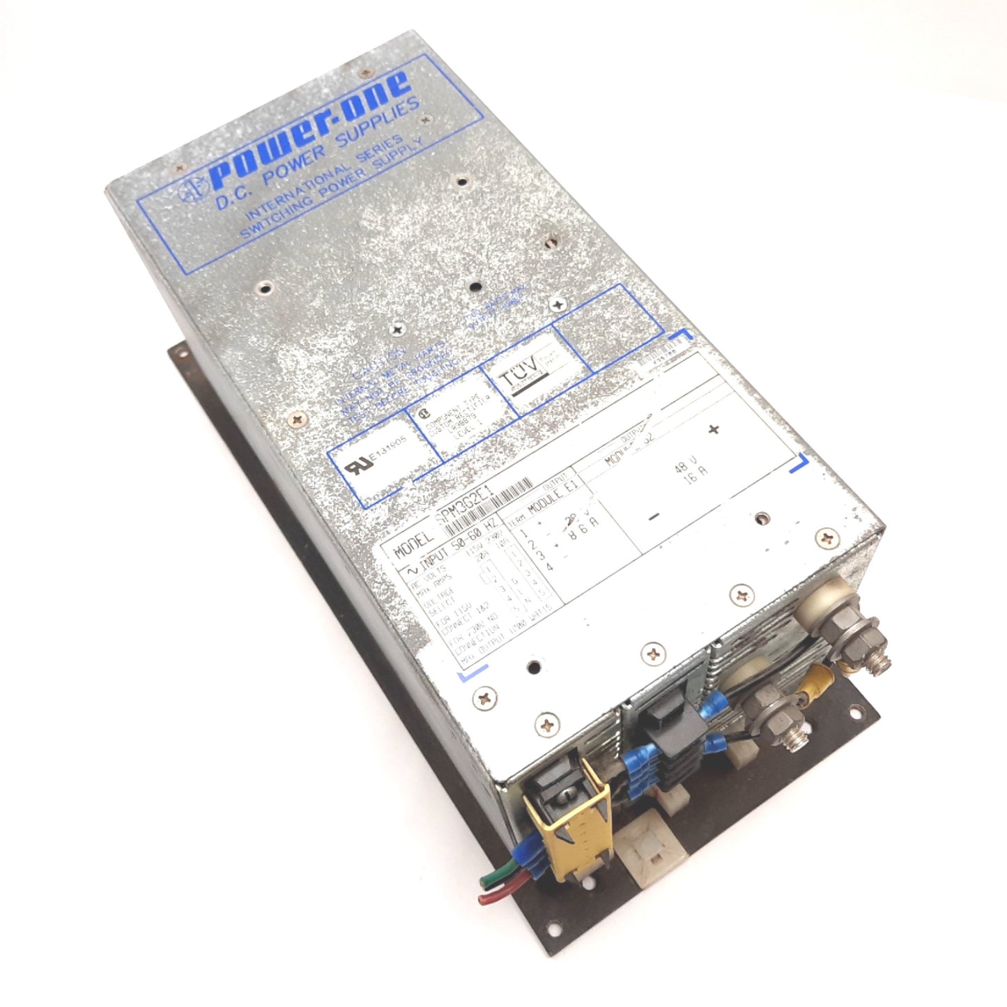 Used Power-One SPM3G2E1 Power Supply, Input: 115/230VAC, Output: 28VDC/48VDC 1000W