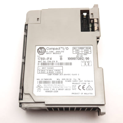 Used Allen Bradley 1769-IF4 Ser. B Compact I/O PLC Analog Input Module 4-Channel