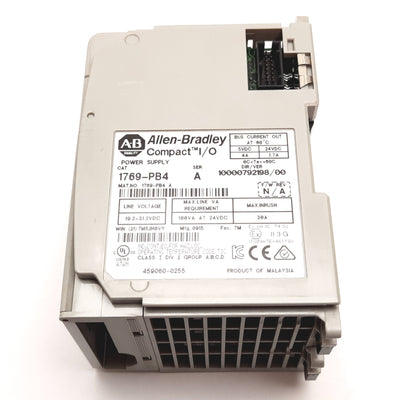 Used Allen Bradley 1769-PB4 Ser A Compact I/O Power Supply In 24VDC, Out 5V/24VDC