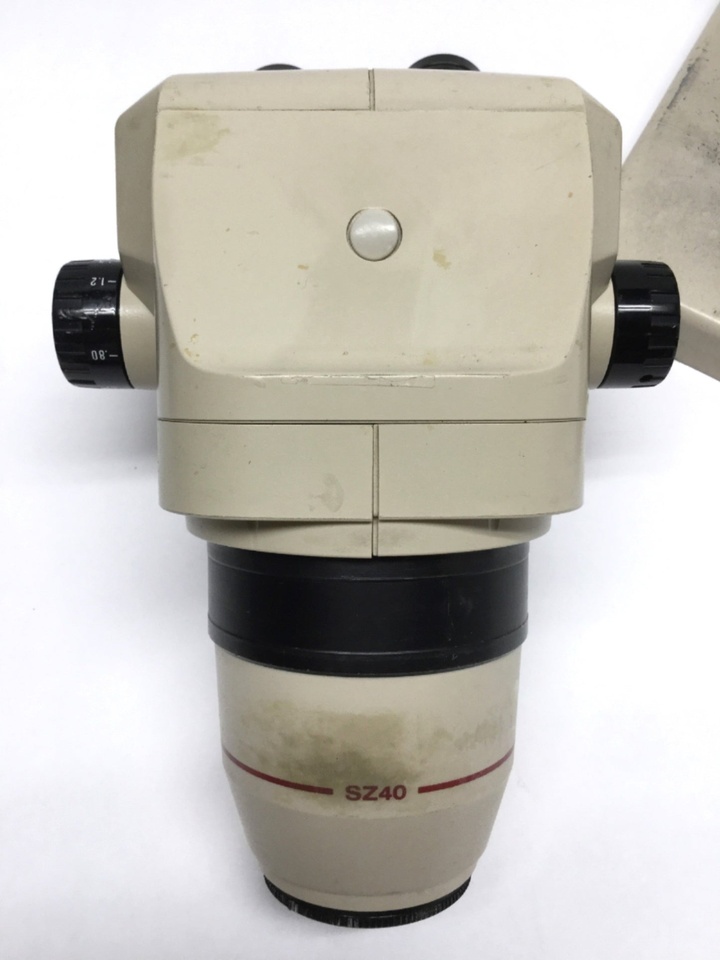 Used Olympus SZ4045 Binocular Stereo Microscope 0.67-4X Zoom w/ 10X Eyepieces & Stand