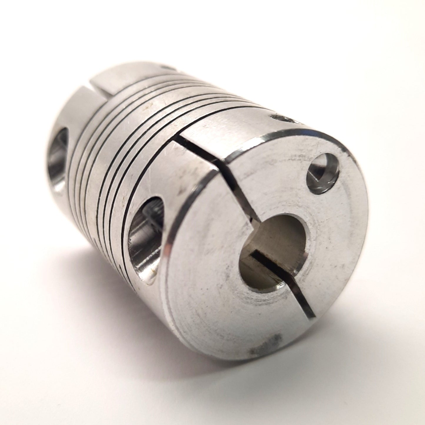 Used Ruland MWC30-12MM-3/8"-A Beam Coupling Aluminum Clamp 12mm x 3/8" Bore, 30mm OD