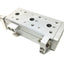 Used SMC MXS12-50A Compact Air Slide Table Dual Rod Bore:12mm, Stroke:50mm Adjustable