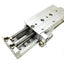 Used SMC MXS12-50A Compact Air Slide Table Dual Rod Bore:12mm, Stroke:50mm Adjustable