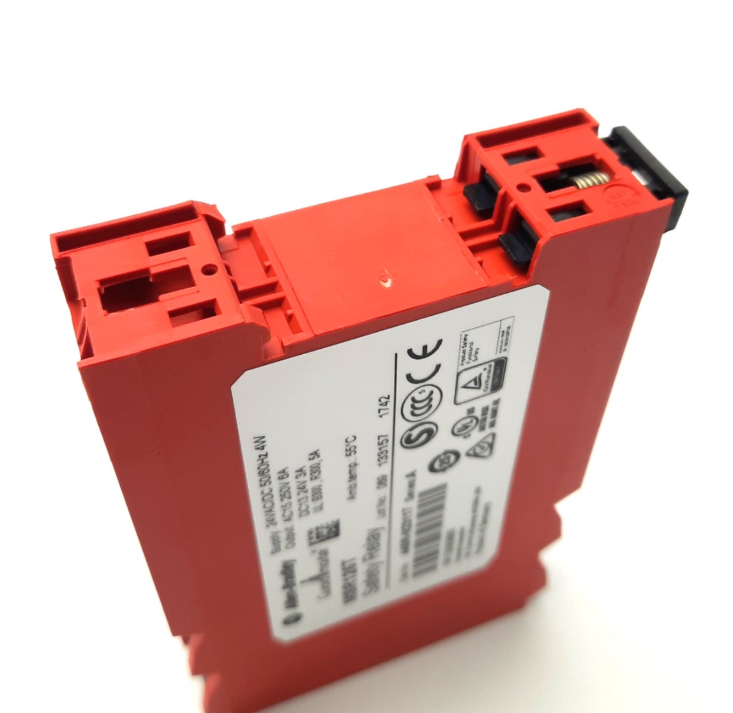 Used Allen Bradley 440R-N23117 Ser A Guardmaster Safety Relay 1x Input NC 24VAC/DC