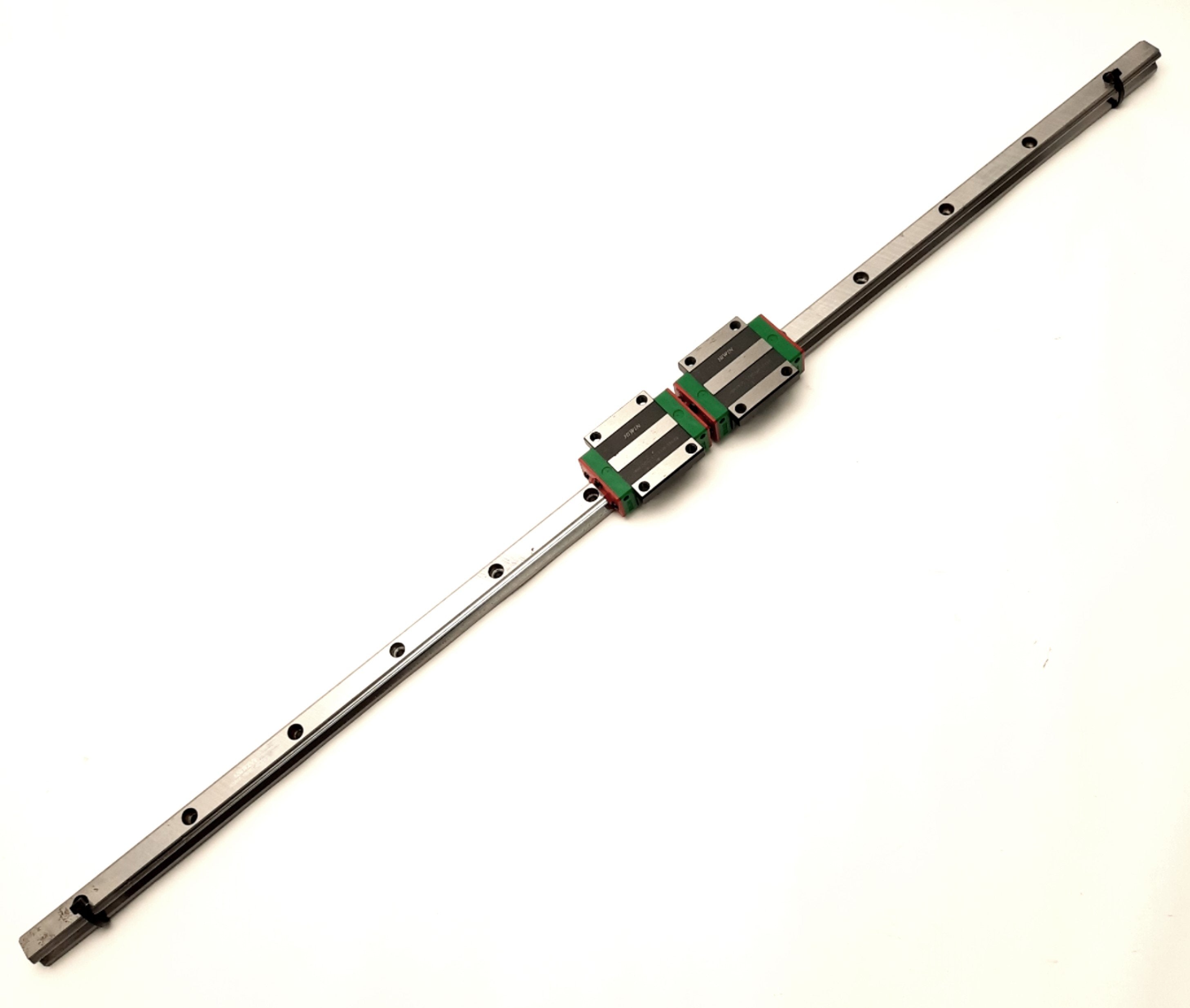 Two Hiwin HGW15CC Linear Guideways With 29