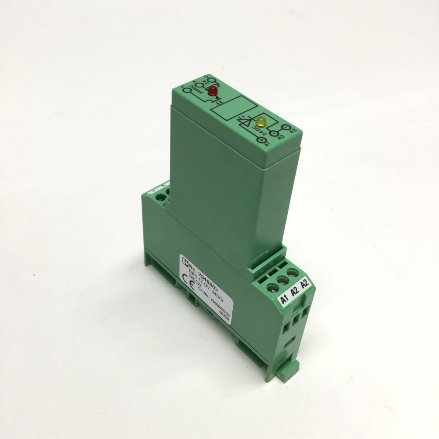 Used Phoenix EMG 17-OV-24DC/24DC/2 SSR Solid State Relay Module 24VDC, 10-30VDC, 2A