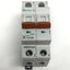 Used Moeller PLSM-D4/2 Xpole Mini Circuit Breaker 2-Pole, 4A, 400VAC, D-Curve Trip