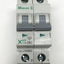 Used Moeller PLSM-D16/2-DW Xpole Circuit Breaker 2-Pole, 16A, 400VAC, D-Curve Trip