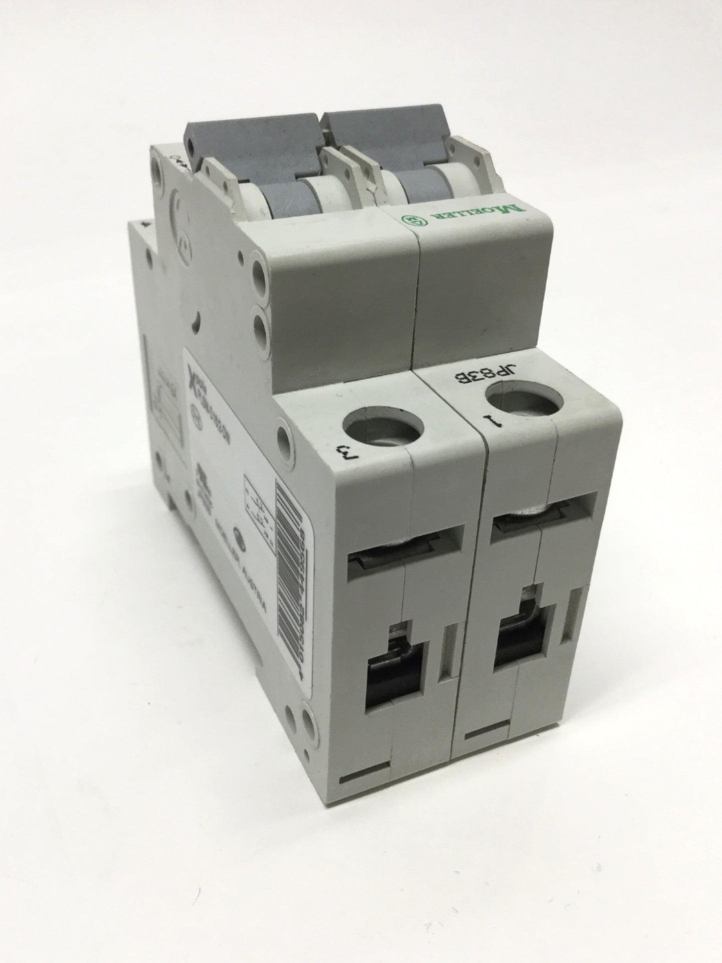 Used Moeller PLSM-D16/2-DW Xpole Circuit Breaker 2-Pole, 16A, 400VAC, D-Curve Trip