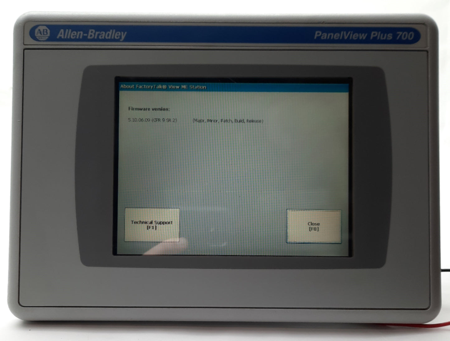 Used Allen Bradley 2711P-T7C4D1 Ser A PanelView Plus 700 HMI, 7", 24VDC