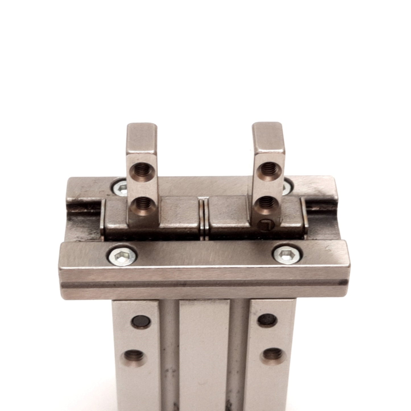 Used SMC MHZL2-16D1 Parallel Air Gripper, 16mm Bore, 12mm Stroke, 0.1-0.7MPa, M5x0.8