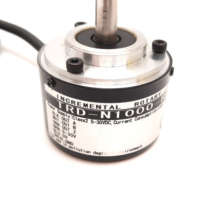 Used Automation Direct TRD-N1000-RZWD Incremental Rotary Encoder, 1000ppr, 8mm Shaft