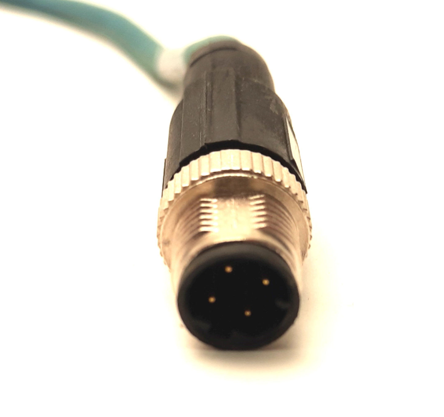 Used SMC EX9-AC030EN-PSRJ Profinet Ethernet Powerlink Cable 10Ft, RJ45 to M124-Pin